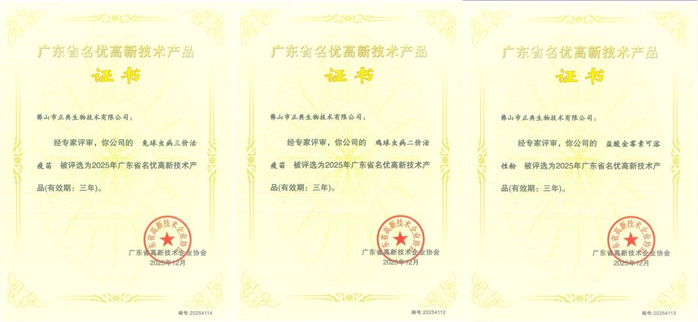 喜訊！正典生物3項產(chǎn)品獲評2025年廣東省名優(yōu)高新技術(shù)產(chǎn)品